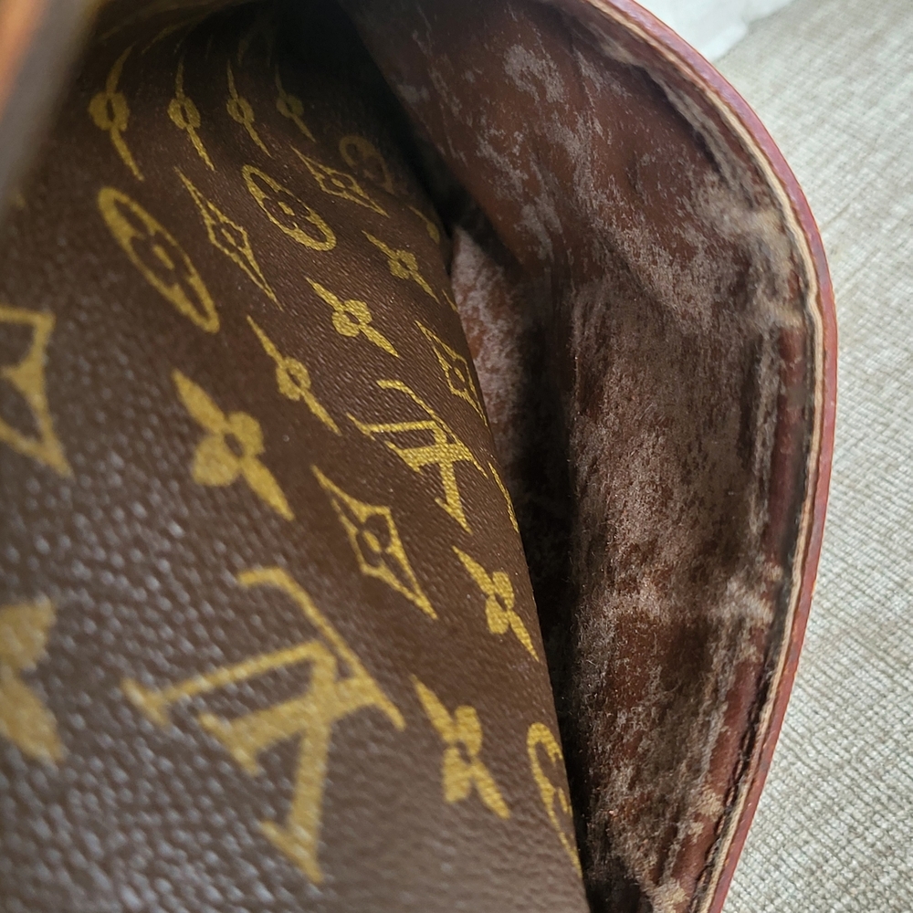 LOUIS VUITTON Shoulder Bag Danube GM Monogram, Authentic!! - Picture 10 of 16